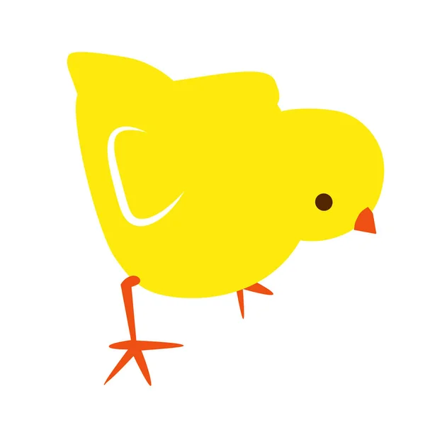Simple Illustration Chick Vector Icon Web — Stock Vector