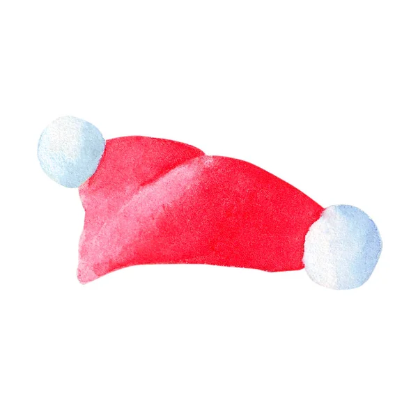 Año Nuevo y accesorios de Navidad. Sombrero de Papá Noel y Bufón —  Fotos de Stock