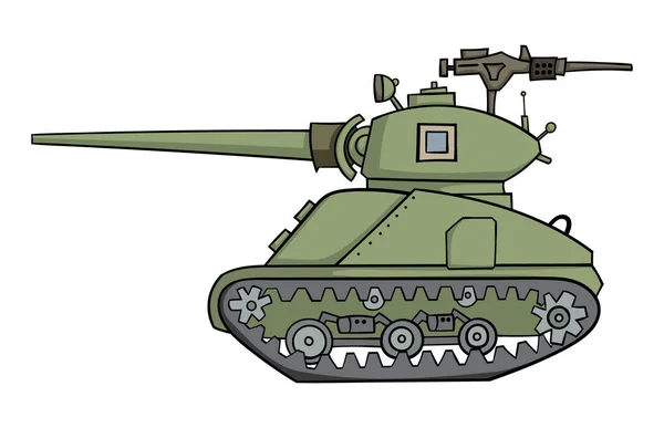 탱크의 캐릭터 — 스톡 벡터