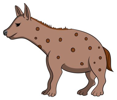 Beyaz arka plan üzerinde izole sırtlan 