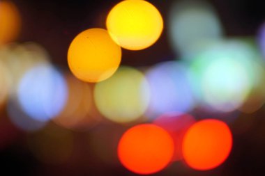 Işık Bokeh arka planını renklendirin