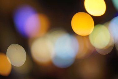 Işık Bokeh arka planını renklendirin