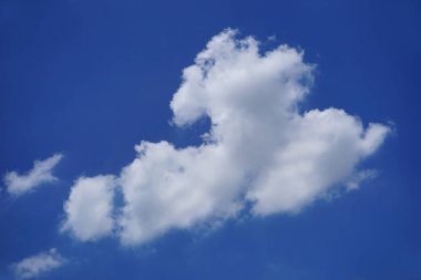 closeup bulut mavi gökyüzü ile