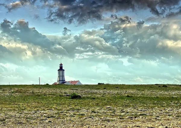 Espicel Başında Bulunan Deniz Feneri — Stok fotoğraf