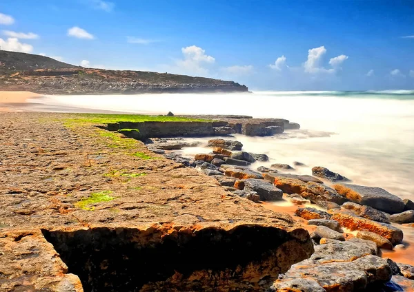 Oceano Atlântico Visto Ericeira — Fotografia de Stock