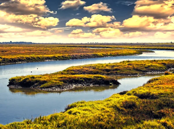 Landschaft Von Der Lagune Der Nähe Des Strandes Von Barril — Stockfoto