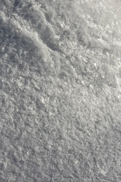 Bellissimi Grandi Cristalli Gelo Giacevano Sulla Neve Fredda Mattina Presto — Foto Stock