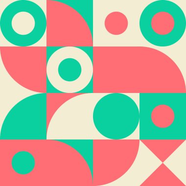 Minimalist arka plan basit şekli ile seamless modeli