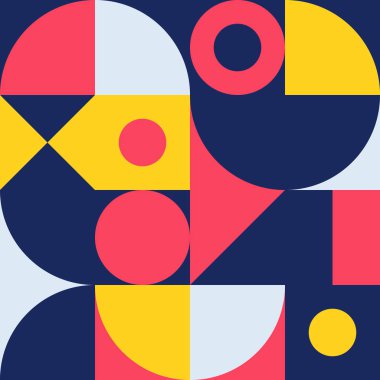 Minimalist arka plan basit şekli ile seamless modeli