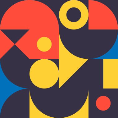 Minimalist arka plan basit şekli ile seamless modeli