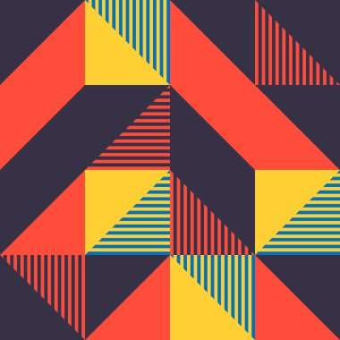 Minimalist arka plan basit şekli ile seamless modeli