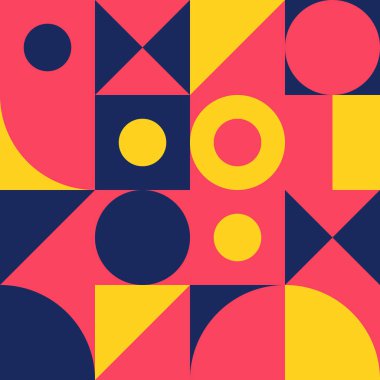 Minimalist arka plan basit şekli ile seamless modeli