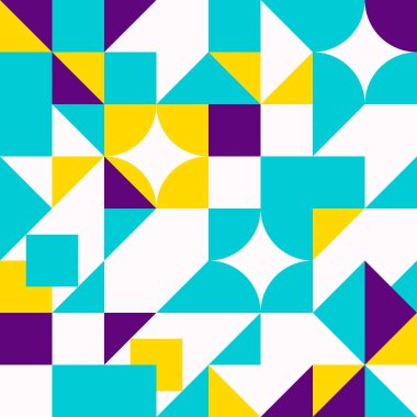 Minimalist arka plan basit şekli ile seamless modeli