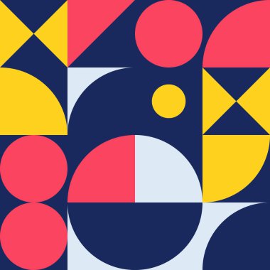 Minimalist arka plan basit şekli ile seamless modeli