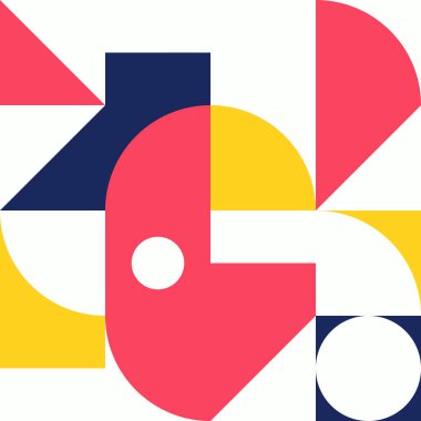 Minimalist arka plan basit şekli ile seamless modeli