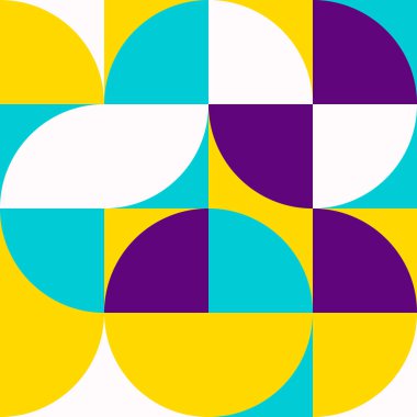 Minimalist arka plan basit şekli ile seamless modeli