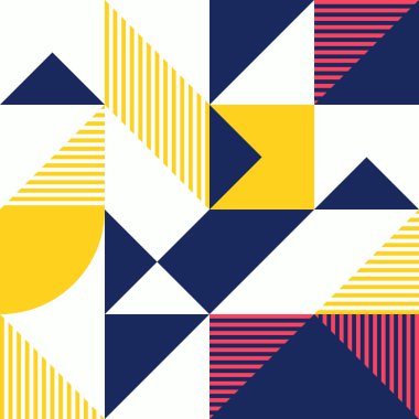 Minimalist arka plan basit şekli ile seamless modeli