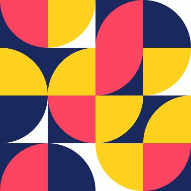 Minimalist arka plan basit şekli ile seamless modeli