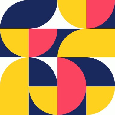 Minimalist arka plan basit şekli ile seamless modeli