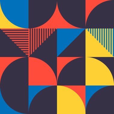 Minimalist arka plan basit şekli ile seamless modeli