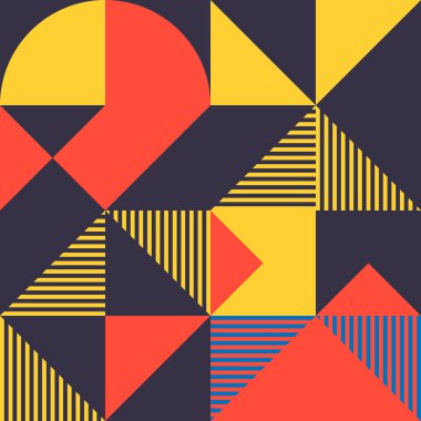 Minimalist arka plan basit şekli ile seamless modeli