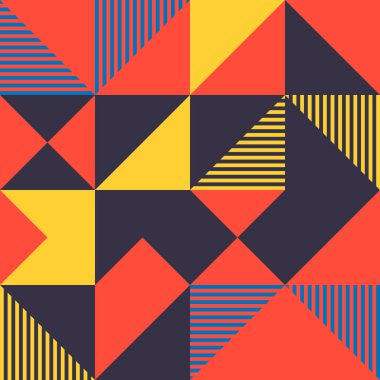 Minimalist arka plan basit şekli ile seamless modeli