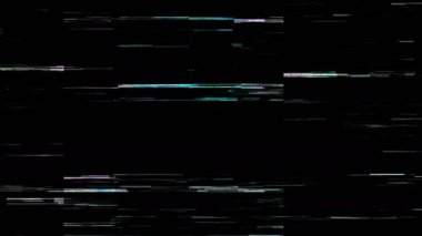 Soyut geometrik kompozisyon. Aksaklık gürültü Video.