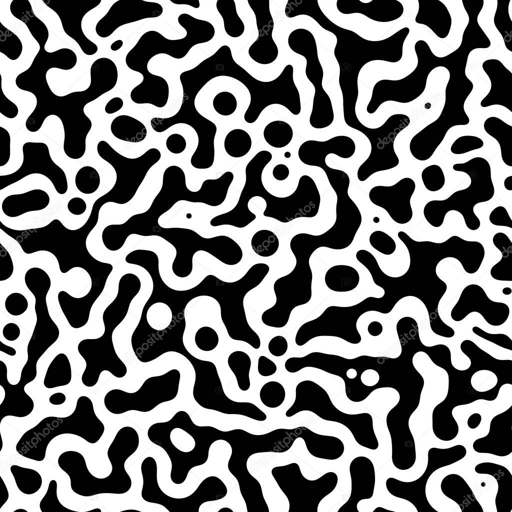 Vector seamless patterns. Trendy endless unique wallpaper