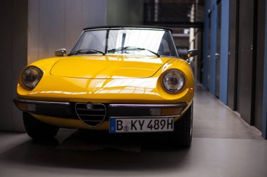 Ön kısım klasik eski model araba Close-up