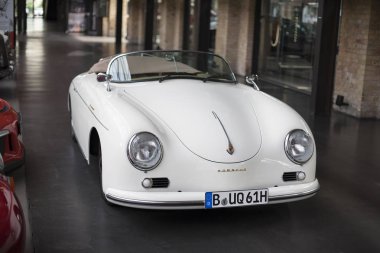 Ön kısım klasik eski model araba Close-up