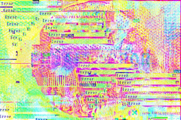 Fondo de gradiente con efecto glitch, patrón universal —  Fotos de Stock