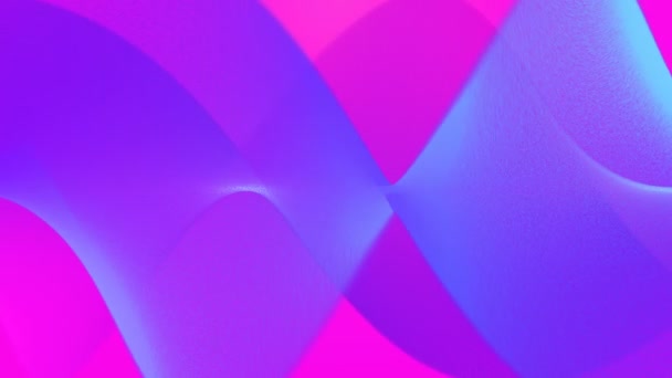 Цветной градиент волны 4K фон — стоковое видео