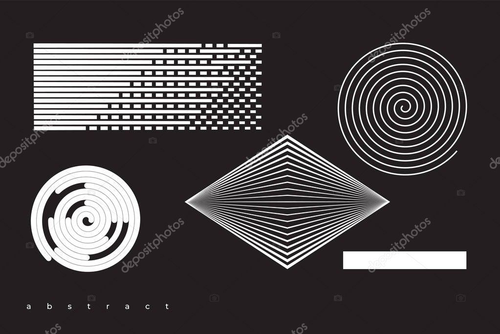 Vector Geometric Shapes Collection For Business Design Concepts Animation Web Interfaces