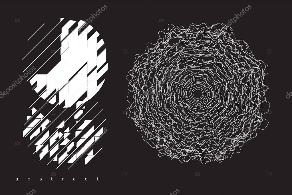 Vector Geometric Shapes Collection For Business Design Concepts Animation Web Interfaces