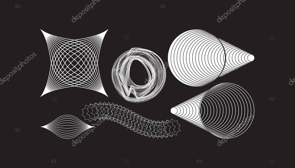Vector Geometric Shapes Collection For Business Design Concepts Animation Web Interfaces