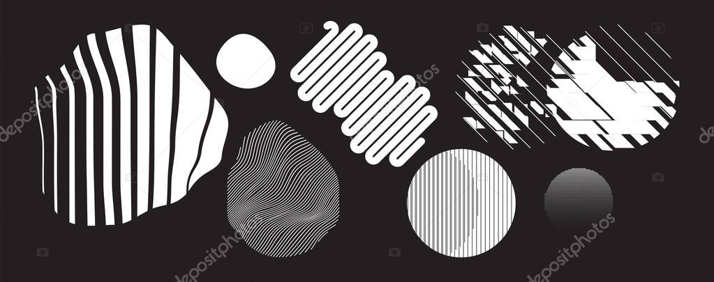 Vector Geometric Shapes Collection For Business Design Concepts Animation Web Interfaces