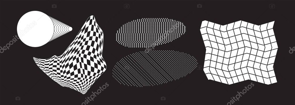 Vector Geometric Shapes Collection For Business Design Concepts Animation Web Interfaces