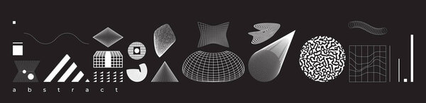 Коллекция векторных геометрических форм для дизайна
