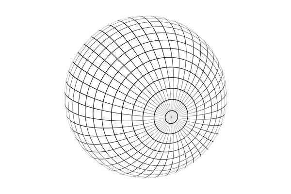 Геометрический элемент векторной формы для проектирования — стоковый вектор