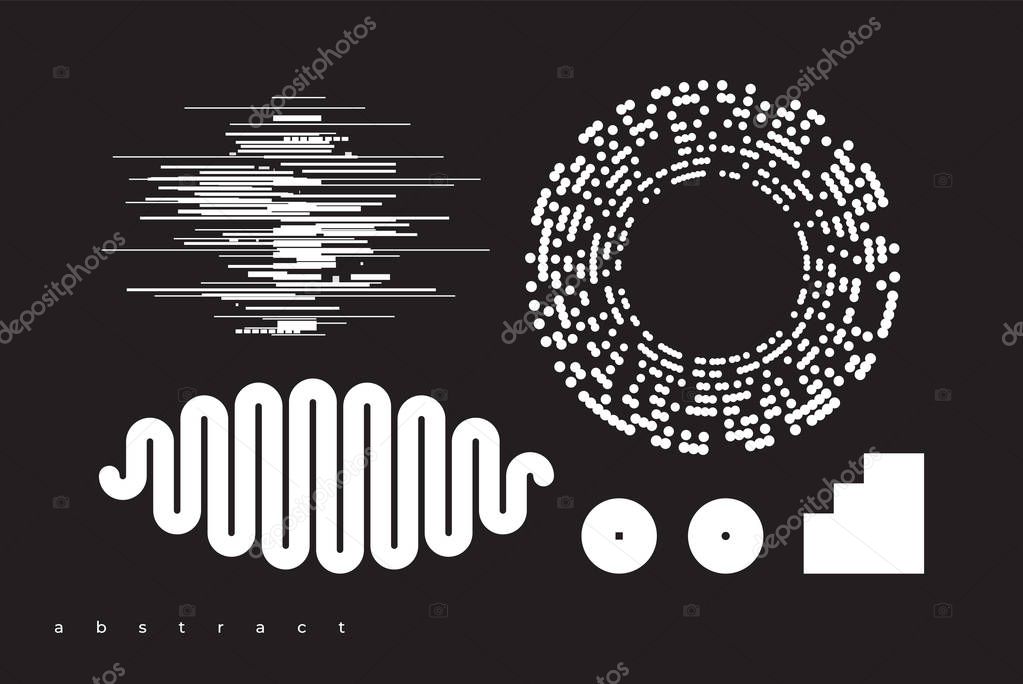 Vector Geometric Shapes Collection For Business Design Concepts Animation Web Interfaces