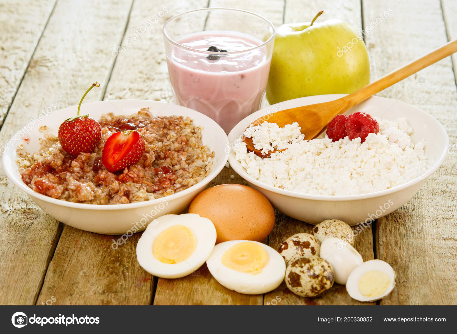 petit déjeuner sain faible en gras
