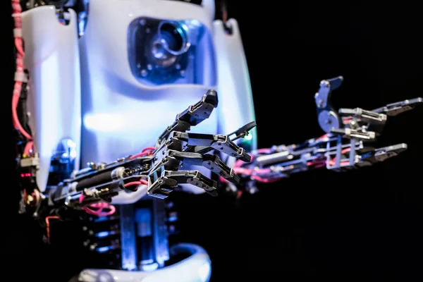 Robotlar vücut ve elleri görünümü görünümü kapatın