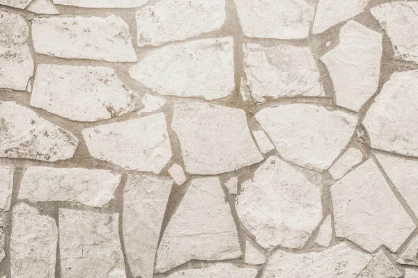 White Stone Wall Texture — Stock Photo, Image