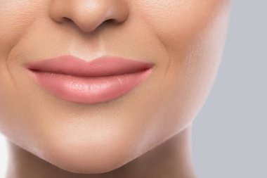 güzel kadın dudaklar Close-Up