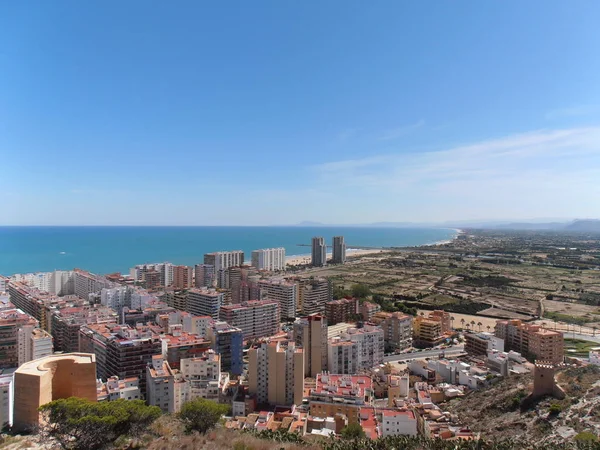 Vista Panorámica Costa Mediterránea —  Fotos de Stock