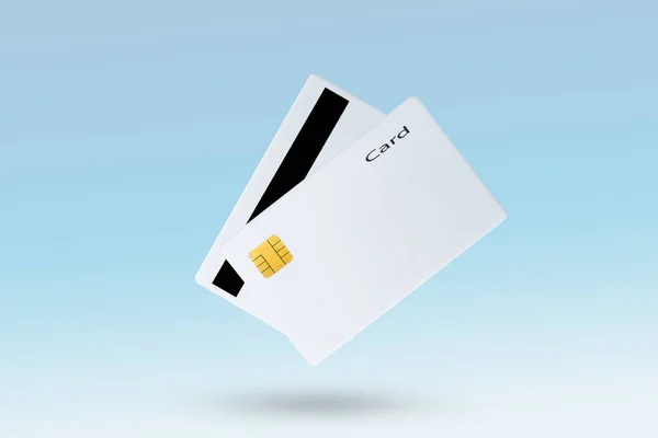 Cartão Crédito Clipping Path — Fotografia de Stock