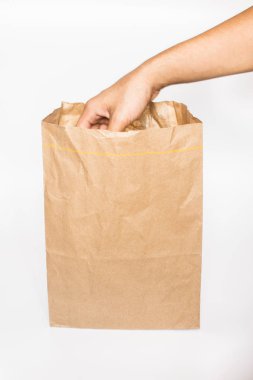 Beyaz arkaplanda kutu