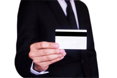 Beyaz arka plan üzerinde iş adamları