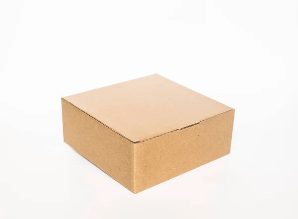 Box Auf Weißem Hintergrund — Stockfoto