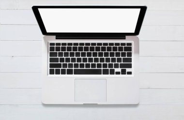 üstten görünüm tablet smartphone bilgisayar notebook ahşap arka plan üzerinde